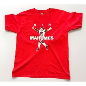 Patrick‎ Mahomes Air Mahomes T Shirt XL Heavy Cotton By Gildan.  Uni-sex Youth